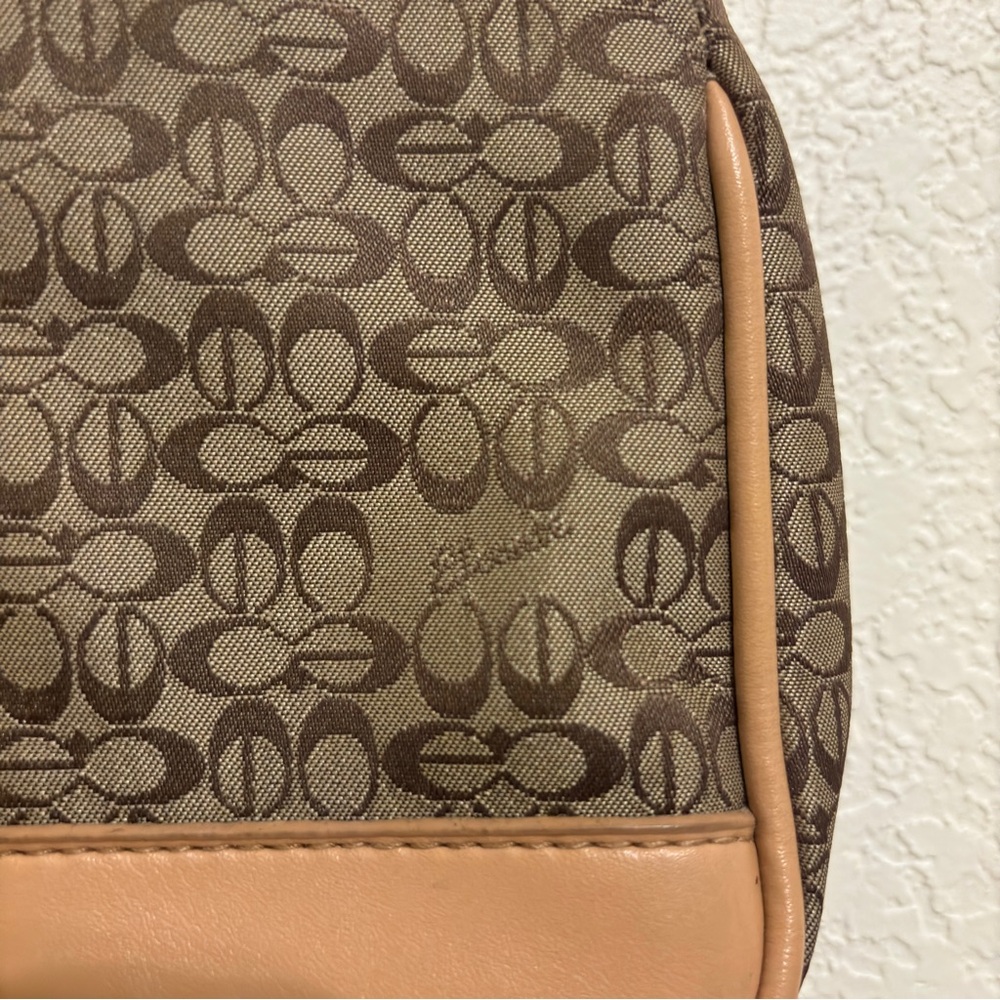 Source Unknown Brown Patterned Wristlet - image 2